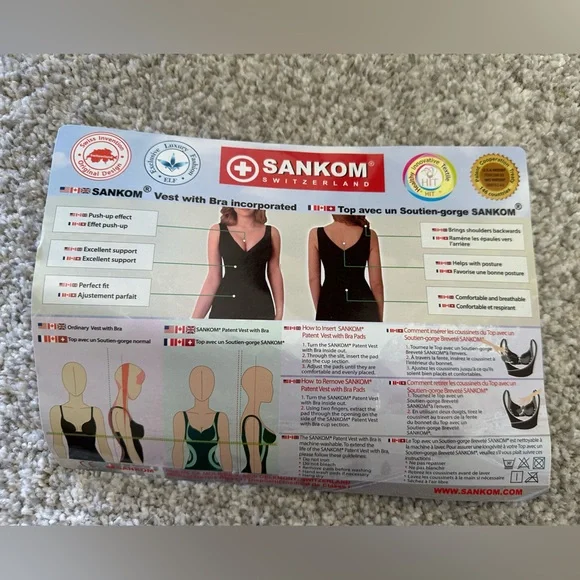 NWT! Women’s Sankom Lace Overlay Compression Tank - Picture 7 of 7